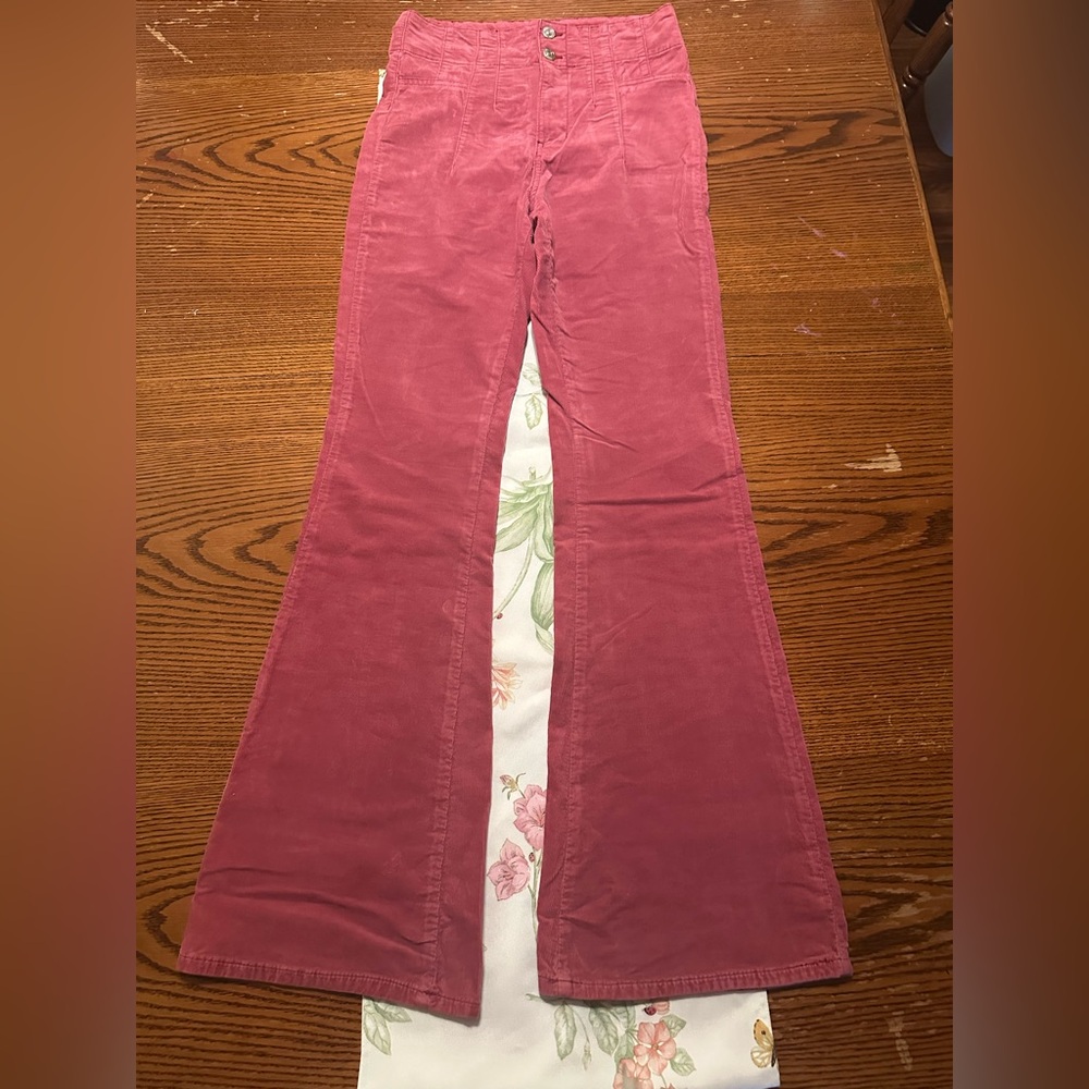 We The Free Red Corduroy Pants